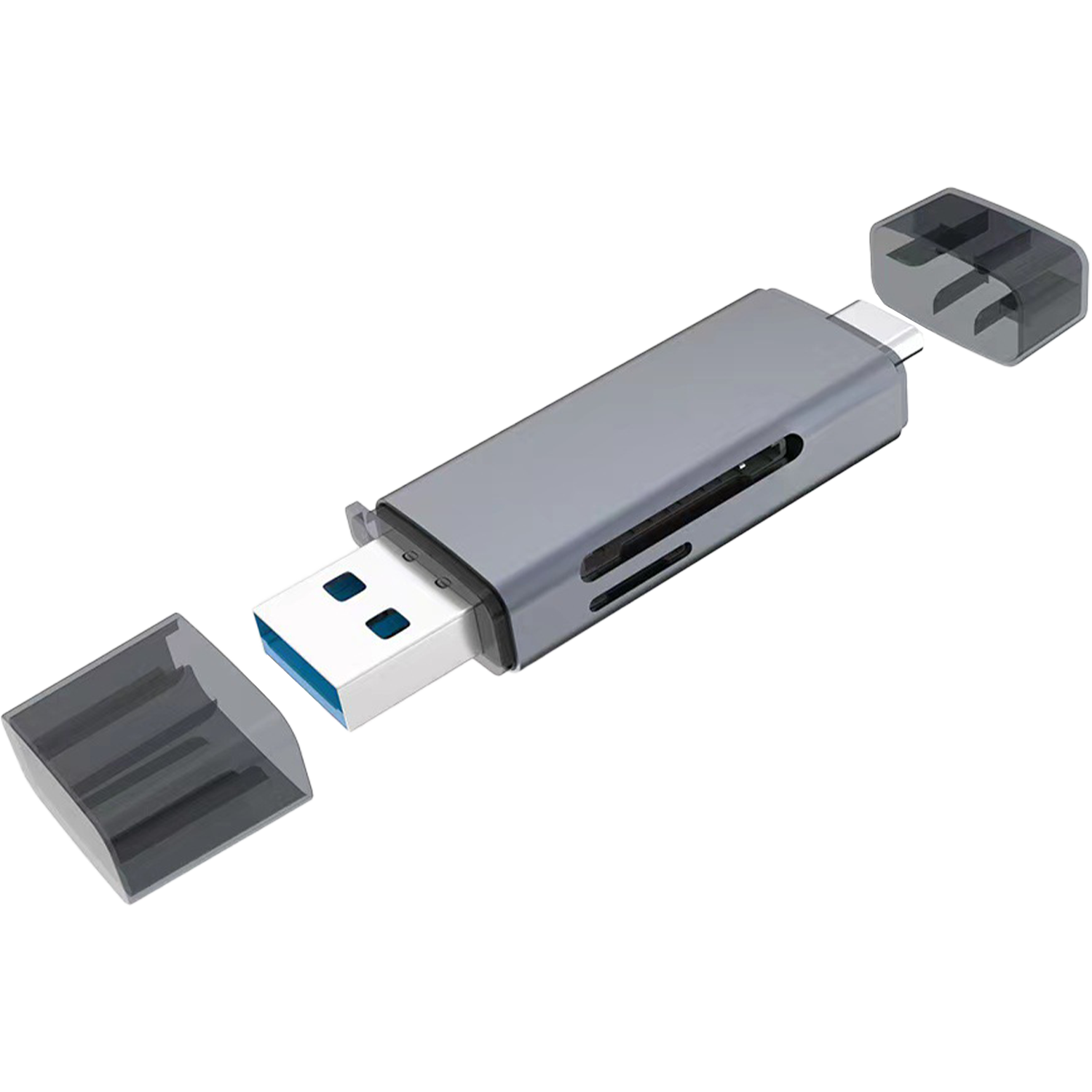 USB 3.0 & Type-C 4-in-1 Card Reader